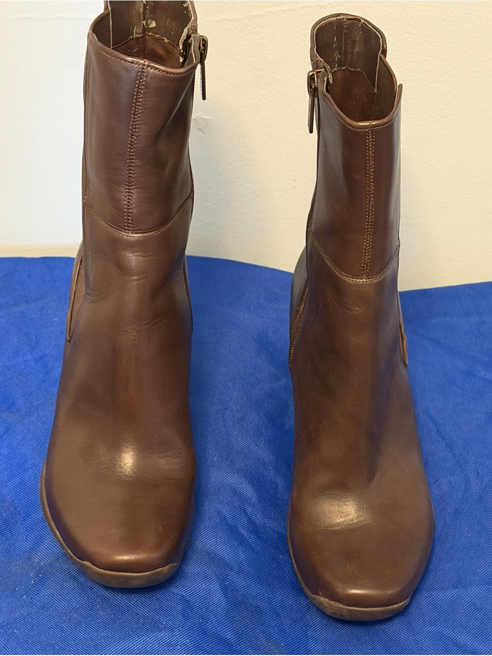 Kenneth Cole reaction Brown 100% Leather Ankle Boots